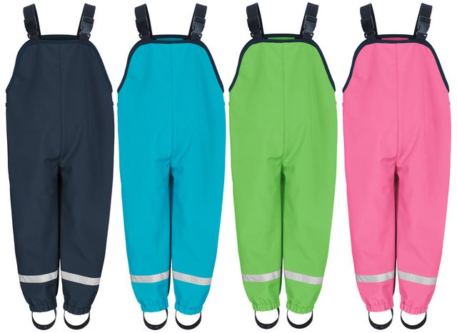 Playshoes dětské softshellové kalhoty s laclem