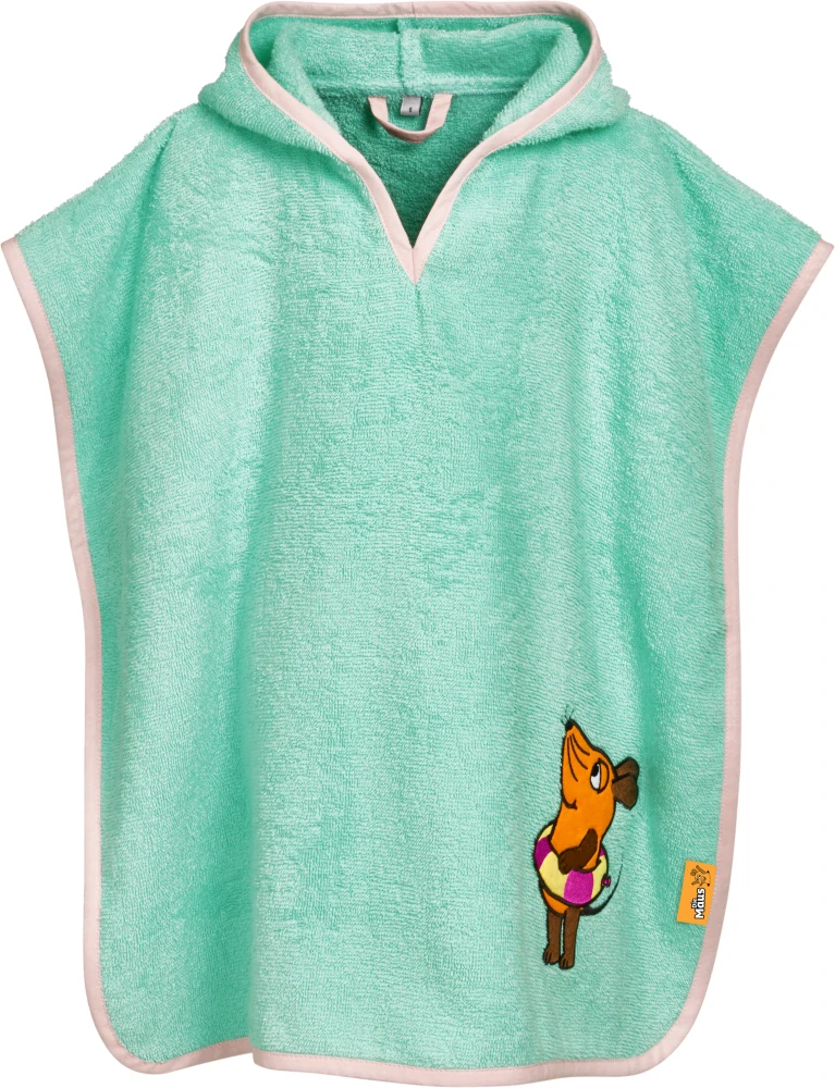 Dětské froté pončo Playshoes myška mint