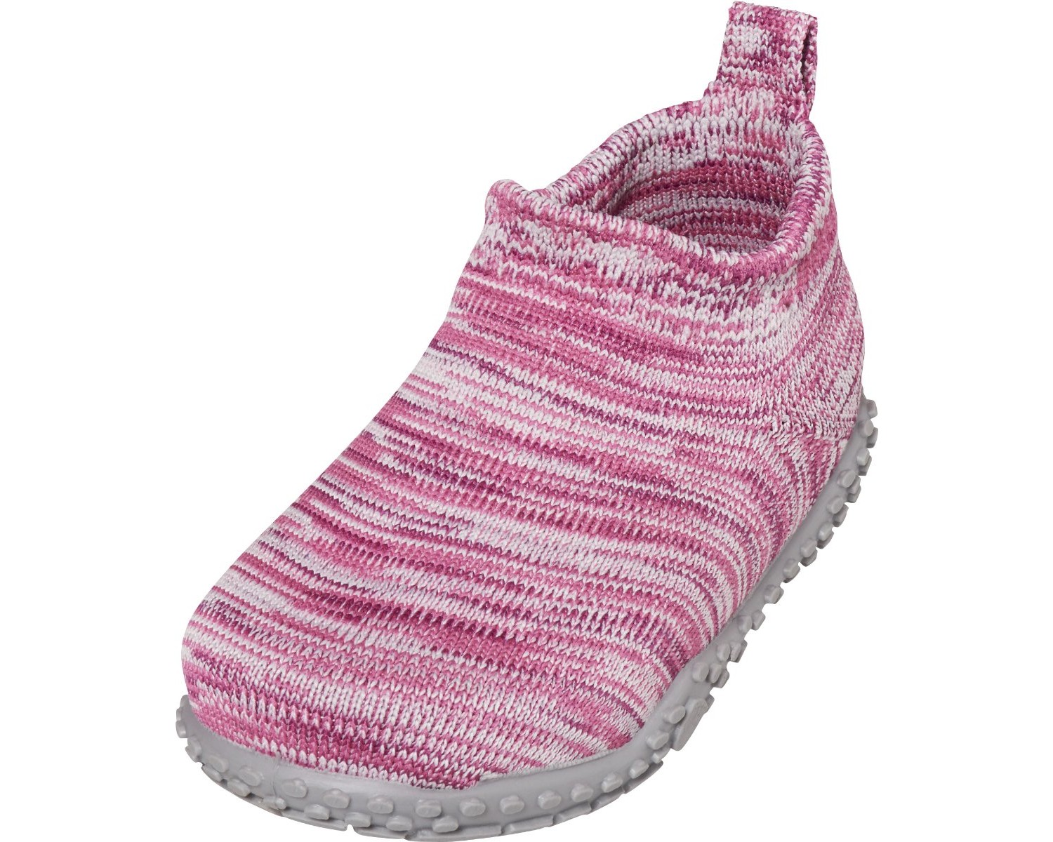 Bačkorky ponožkové růžový melír Playshoes