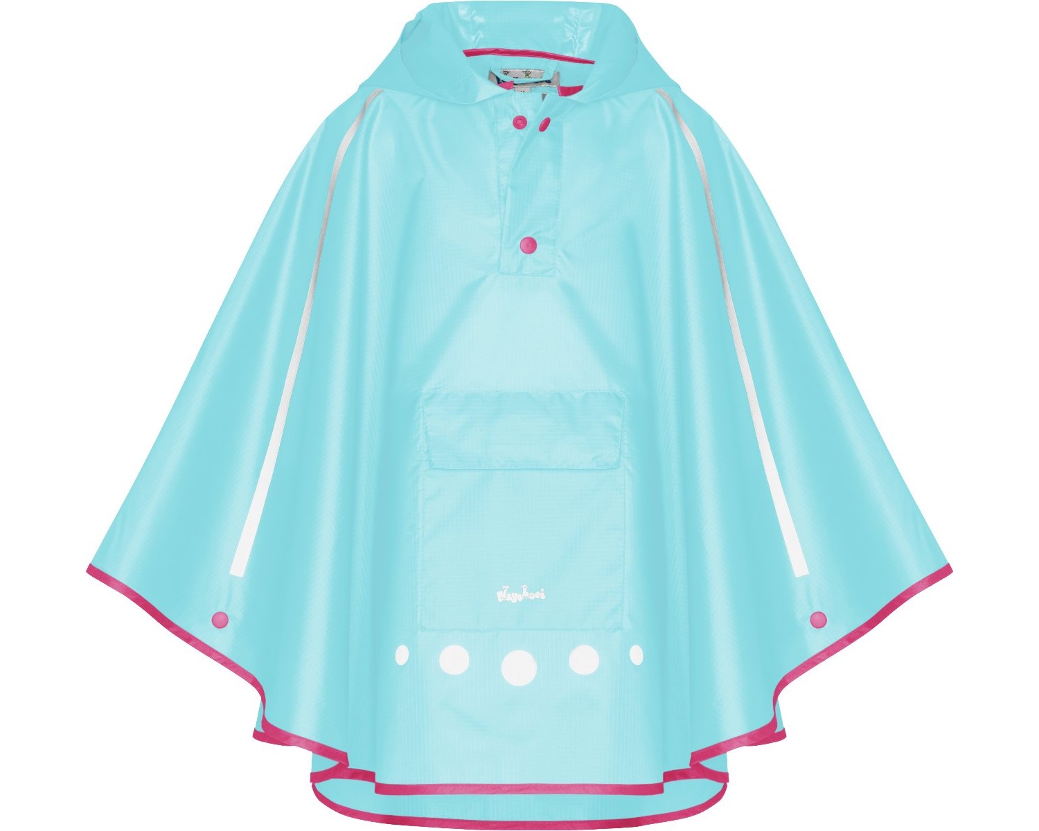 Dětské poncho pončo pláštěnka Playshoes neon