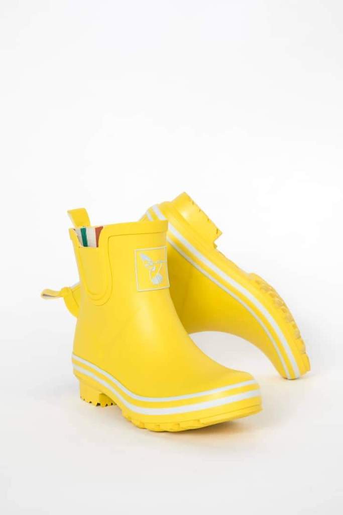 Dámské holinky Evercreatures nízké yellow žluté
