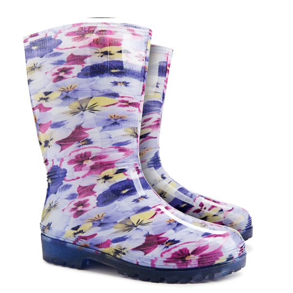 Dámské holinky rainny print