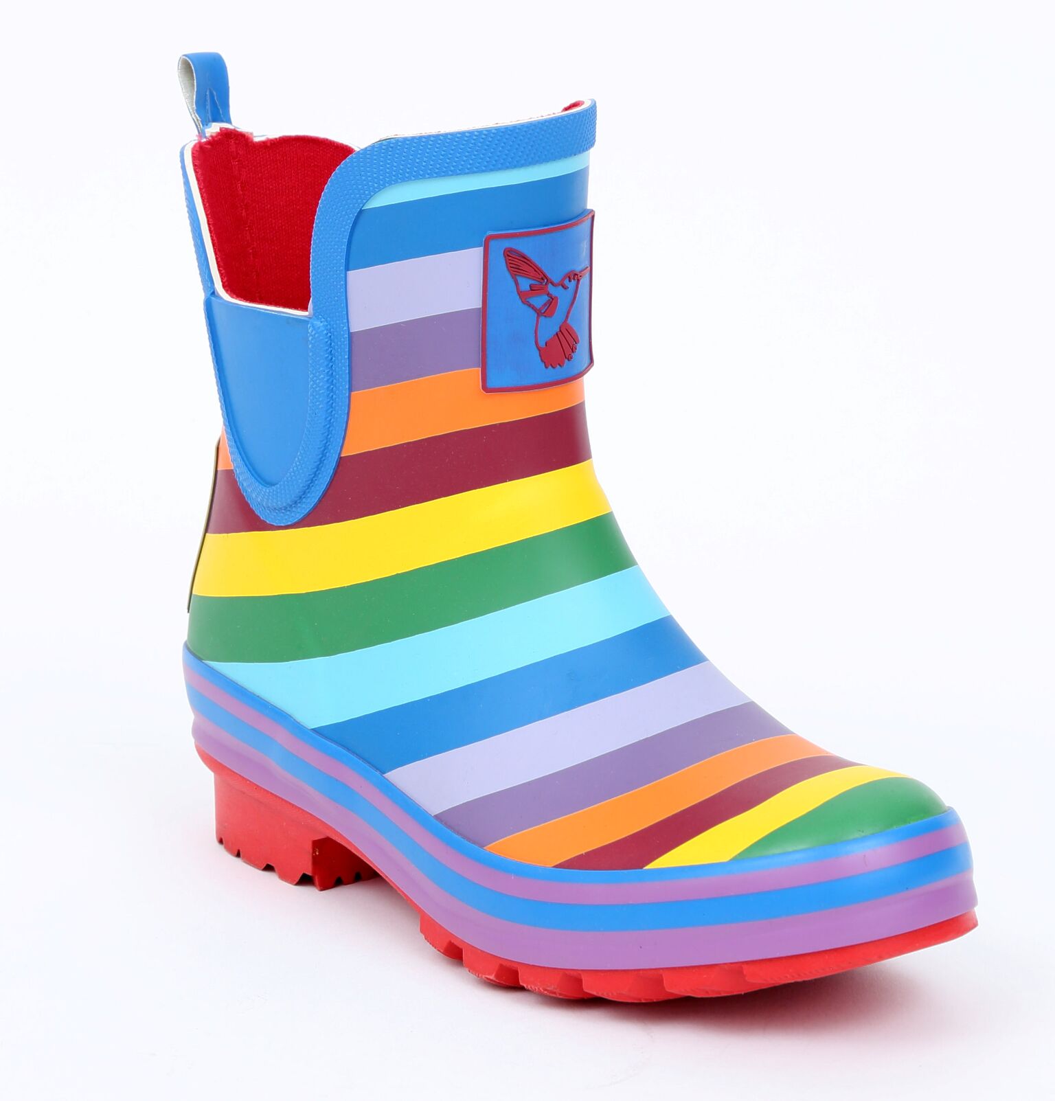 Dámské holinky Evercreatures nízké Rainbow duha