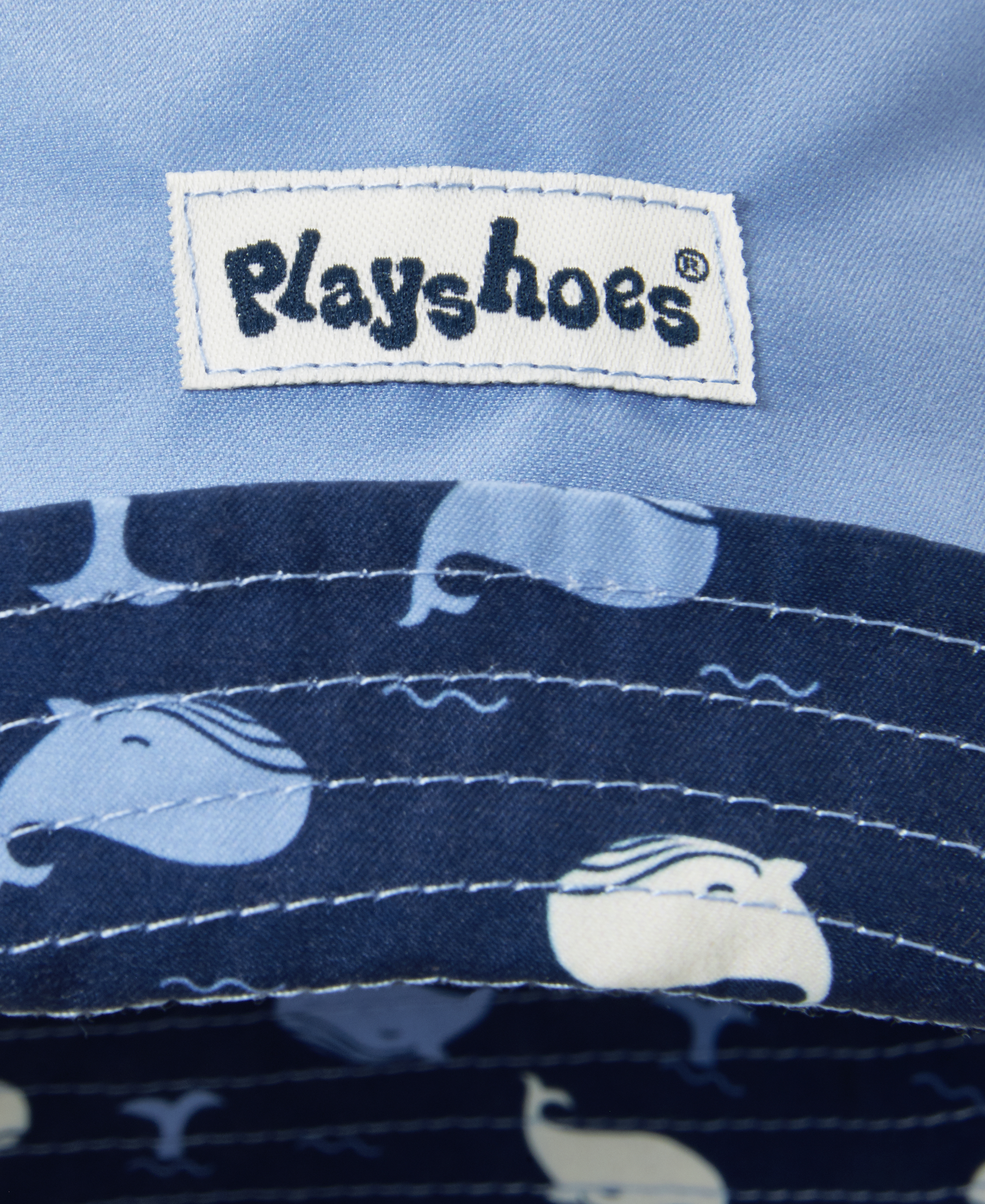 Klobouk 2v1 Playshoes s UV ochranou velryba