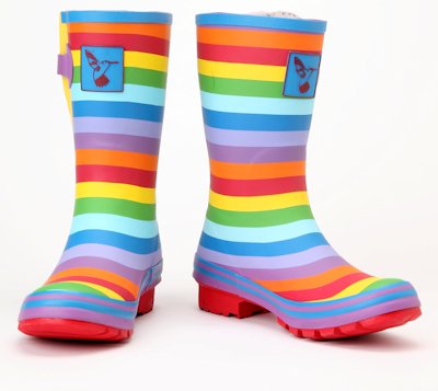 Dámské holínky gumáky Evercreatures Rainbow Short 