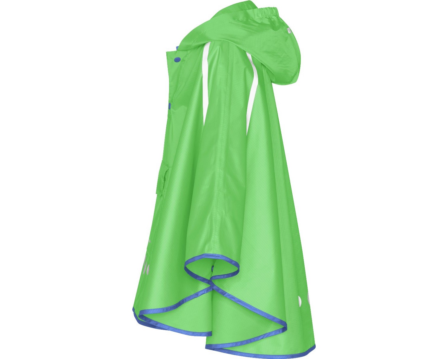 Dětské poncho pončo pláštěnka Playshoes neon