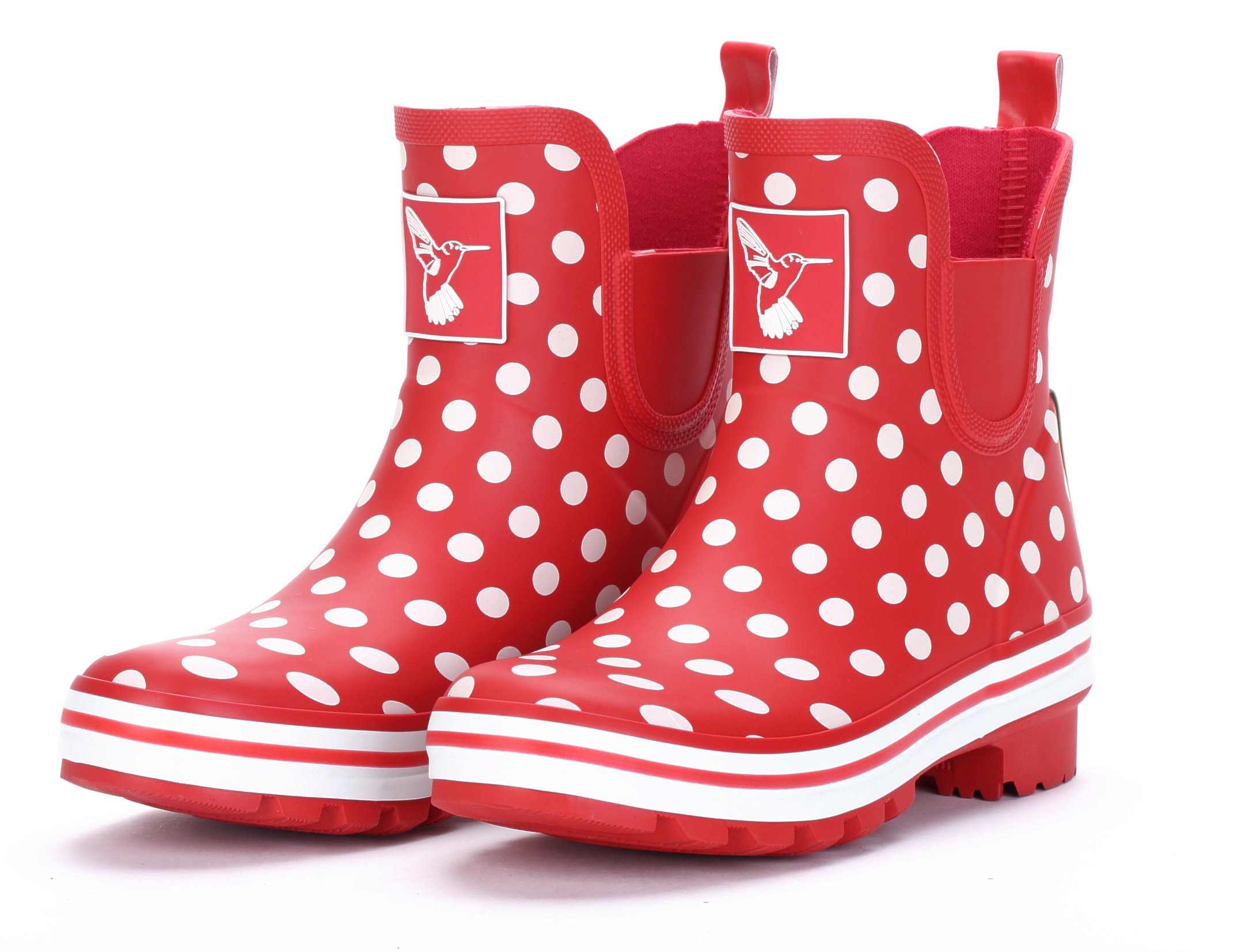 Dámské holinky Evercreatures nízké Polka dot puntík