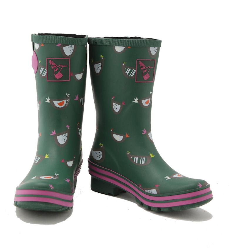 Dámské holínky gumáky Evercreatures Chicken  short