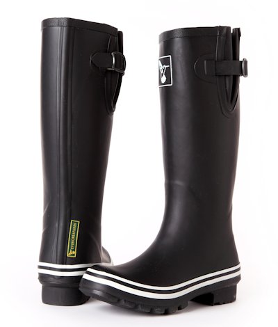 Dámské holínky gumáky Evercreatures Mat black 