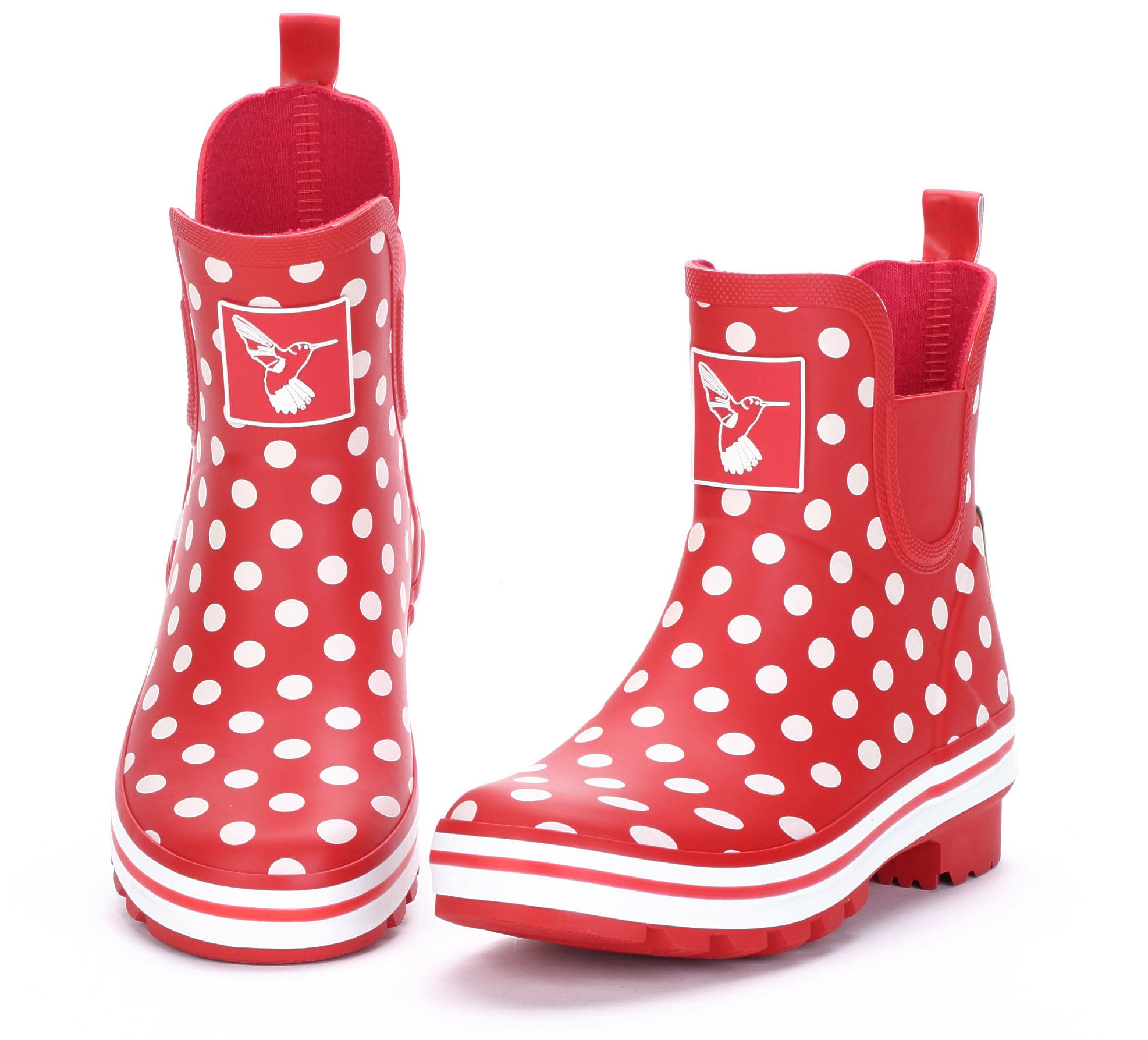 Dámské holinky Evercreatures nízké Polka dot puntík