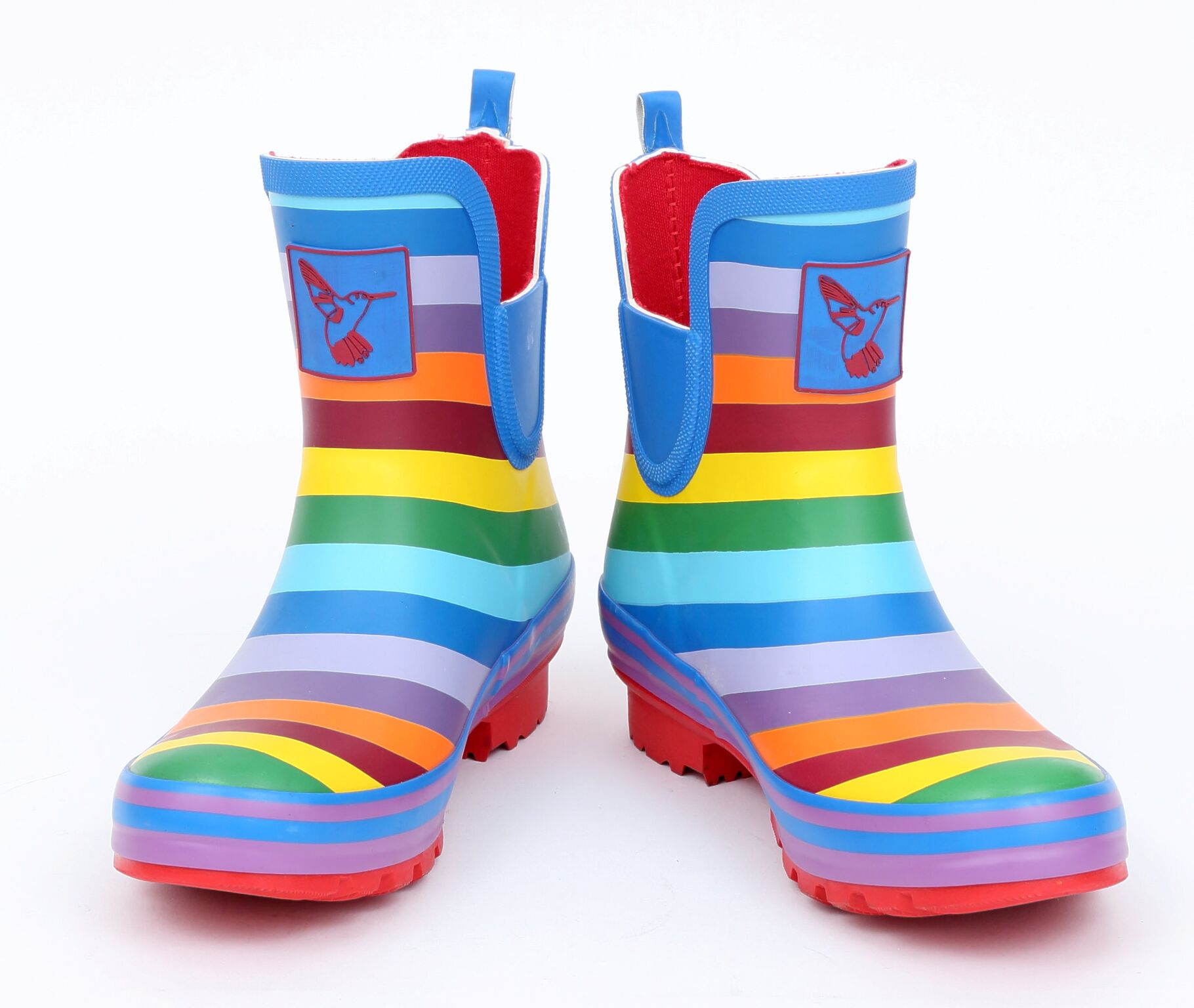 Dámské holinky Evercreatures nízké Rainbow duha
