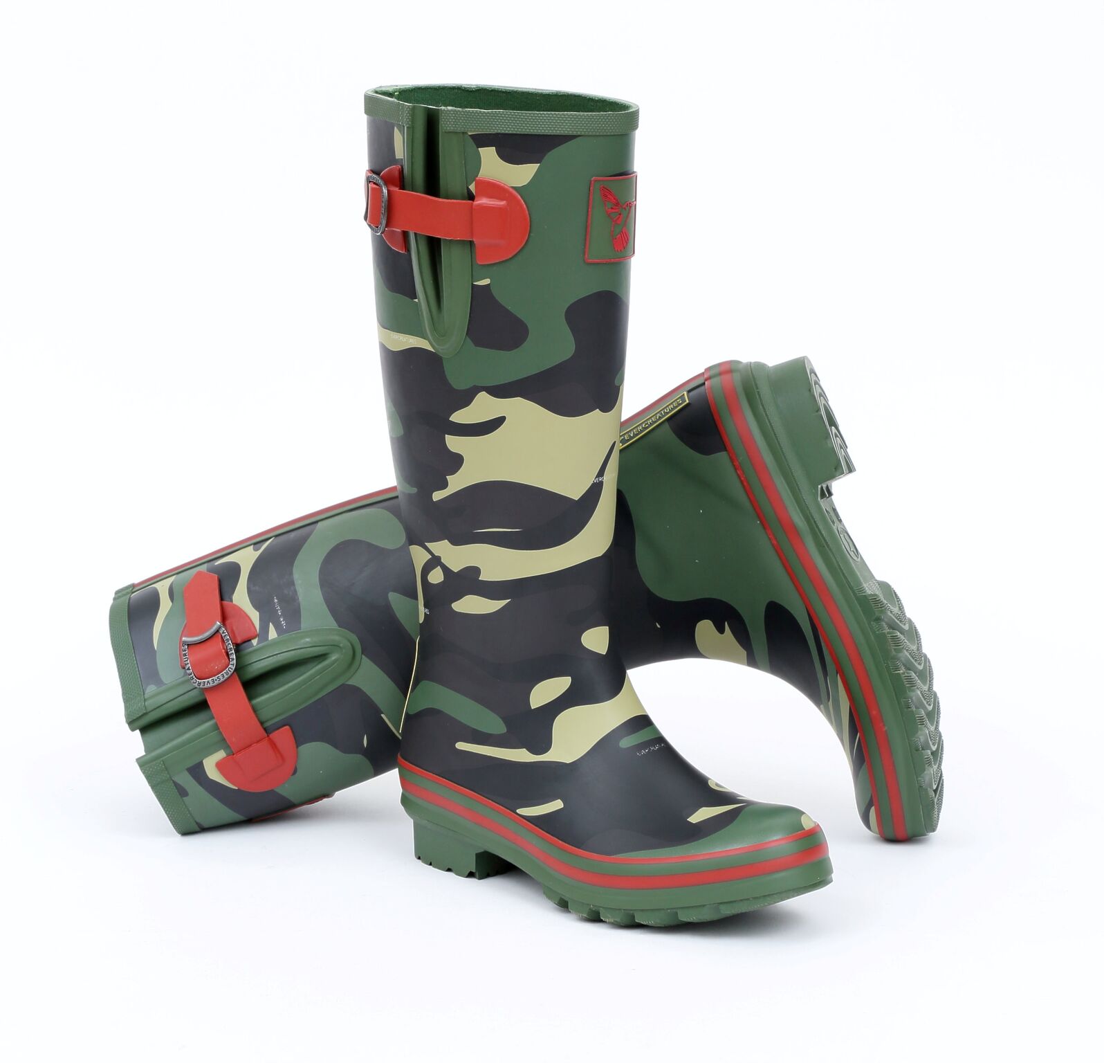 Dámské holinky Evercreatures Camouflage maskáč