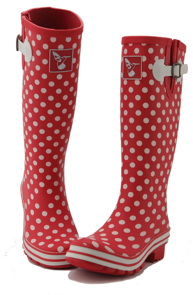 Dámské holínky gumáky Evercreatures Ditsy Dots puntík