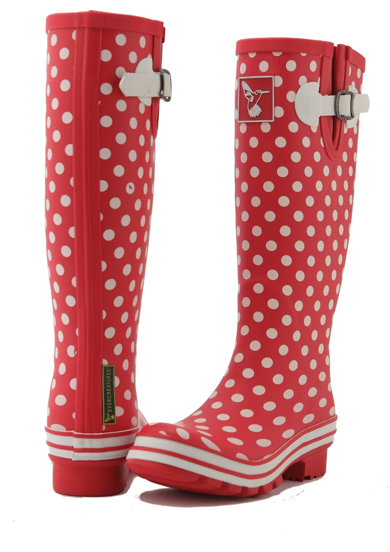 Dámské holínky gumáky Evercreatures Ditsy Dots puntík