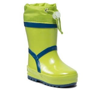 Dětské holinky Playshoes zelené se stahováním