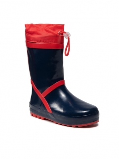 Dětské holinky Playshoes modré se stahováním
