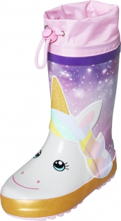 Dětské holinky Playshoes duha jednorožec