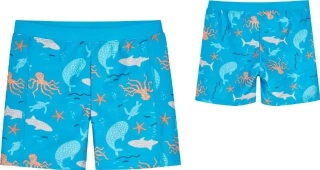 Playshoes Plavky dětské s nohavičkou šortky chobotnice moře