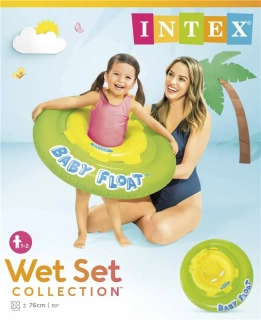 Nafukovací kruh baby s opěrkou Intex