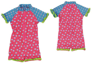 Overal UV plavky Playshoes květy