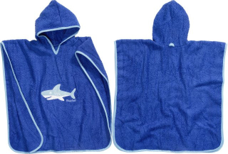Dětské froté pončo žralok  Playshoes