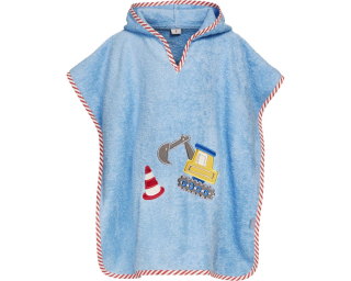 Dětské froté pončo bagr Playshoes