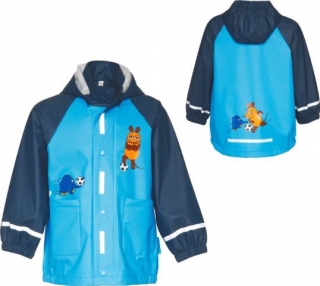 Dětská bunda pláštěnka Playshoes modrá myška