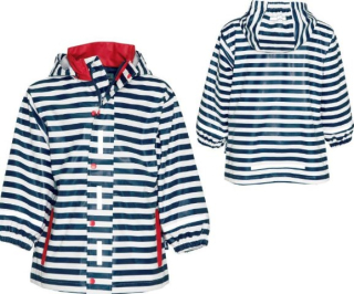 Dětská bunda pláštěnka Playshoes pruhovaná námořník