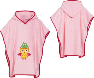 Dětské froté pončo sovička Playshoes
