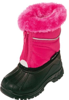 Dětské sněhule Playshoes růžové se zipem