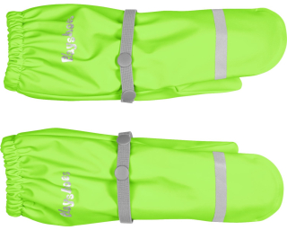Dětské rukavice palčáky nepromokavé Playshoes zelené neon