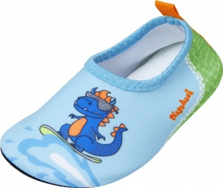 Dětské nazouvací protiskluzové boty dino Playshoes