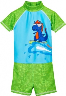 Dětské plavky koupací komplet UV dino Playshoes 
